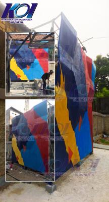 Pembuatan Wall Climbing Tipe Boulder Ruang Terbuka Hijau Taman Mutiara Kebon Jeruk Jakarta Barat